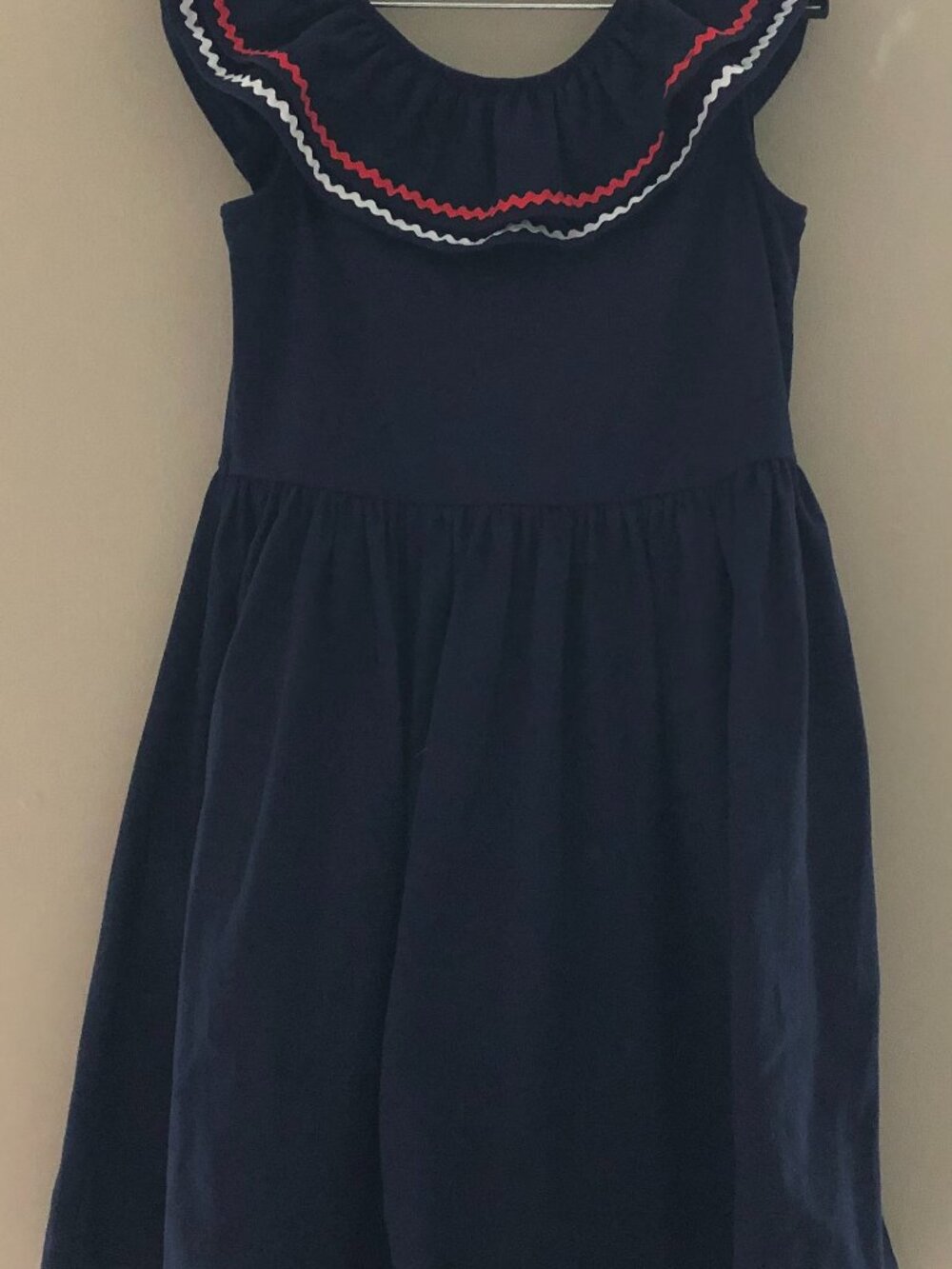 Janie and Jack Girls Blue Ponte Top Dress Sleeveless Size 10